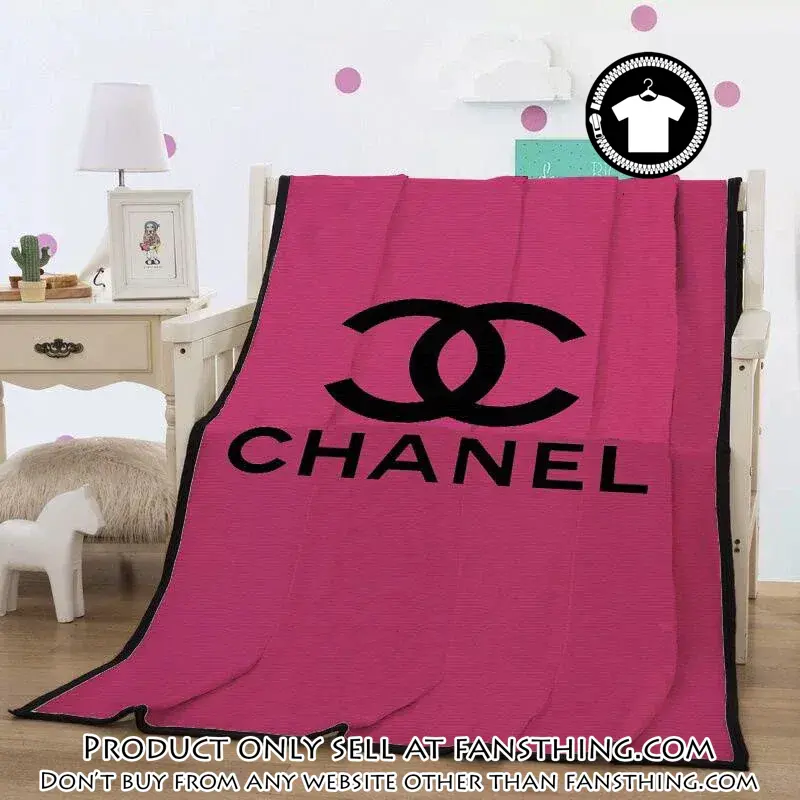 Chanel pinky new fashion luxury brand blanket fleece comfortable blanket fst4927537